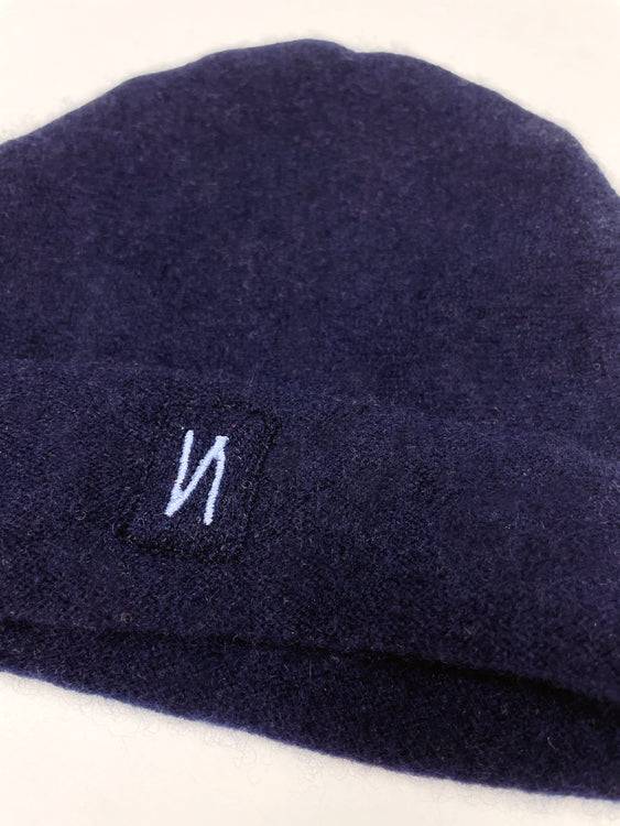 Nonoi Studio DUNKELBLAUE KINDERMÜTZE "SINGAPUR" AUS KASCHMIR