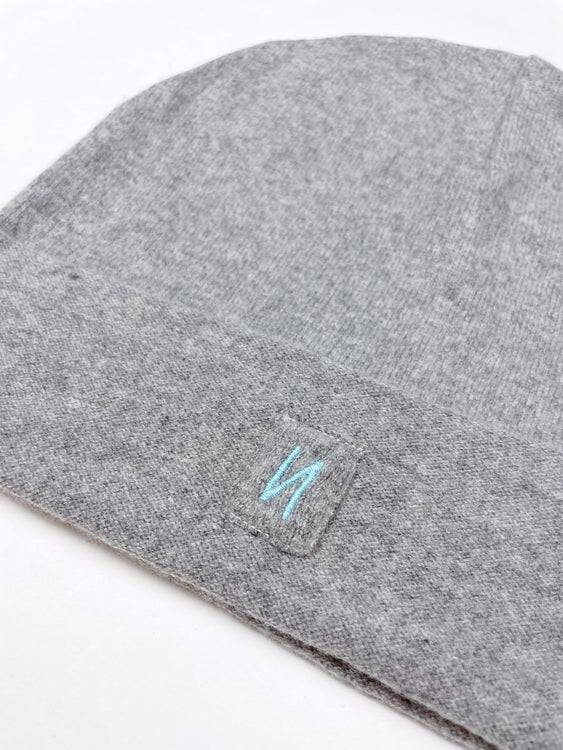 Nonoi Studio GRAUE MÜTZE "AUCKLAND" AUS KASCHMIR // UNISEX
