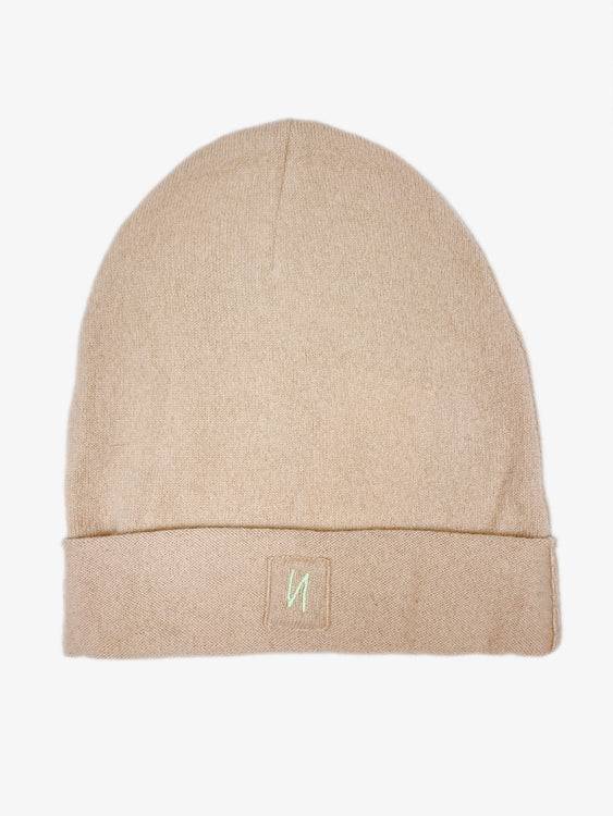 Nonoi Studio HELLBRAUNE MÜTZE "MILANO" AUS KASCHMIR // UNISEX