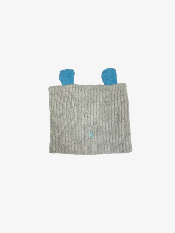 Nonoi Studio KINDERMÜTZE MIT ÖHRCHEN AUS KASCHMIR // BLUE