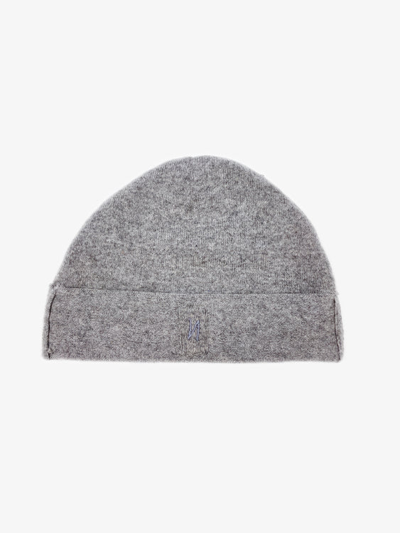 Nonoi Studio KURZE GRAUE MÜTZE // MICRO BEANIE KASCHMIR // UNISEX