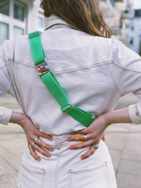 Nonoi Studio Bauchtasche BONNIE // Creme + Grün