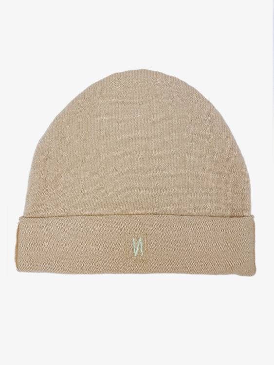 Nonoi Studio BEIGE MÜTZE "MONACO" AUS WOLLE // UNISEX