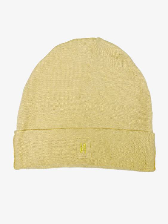 Nonoi Studio GELBE MÜTZE "DRESDEN" AUS WOLLE // UNISEX