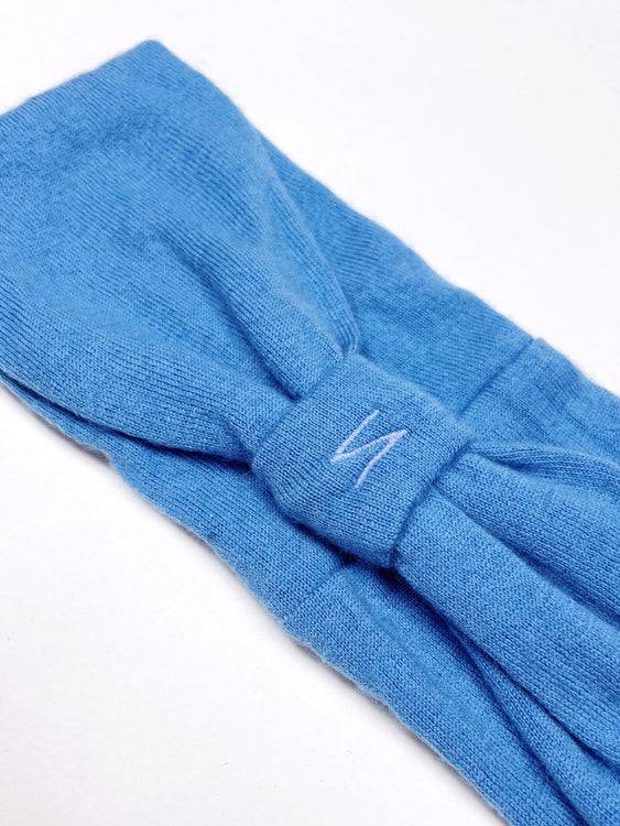 Nonoi Studio HELLBLAUES STIRNBAND "BLUE" // WOLLE