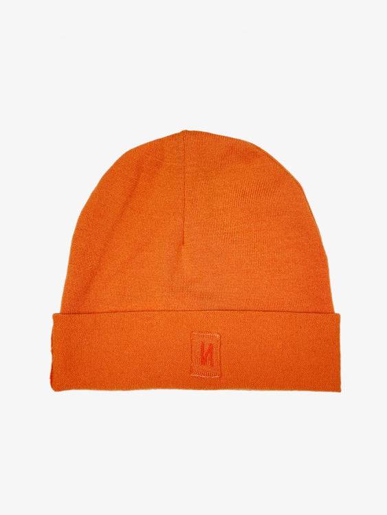 Nonoi Studio MÜTZE "NEVILLE" ORANGE AUS WOLLE // UNISEX