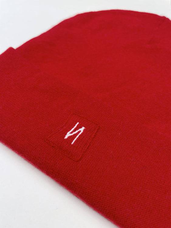 Nonoi Studio ROTE MÜTZE "PARIS" AUS KASCHMIR // UNISEX