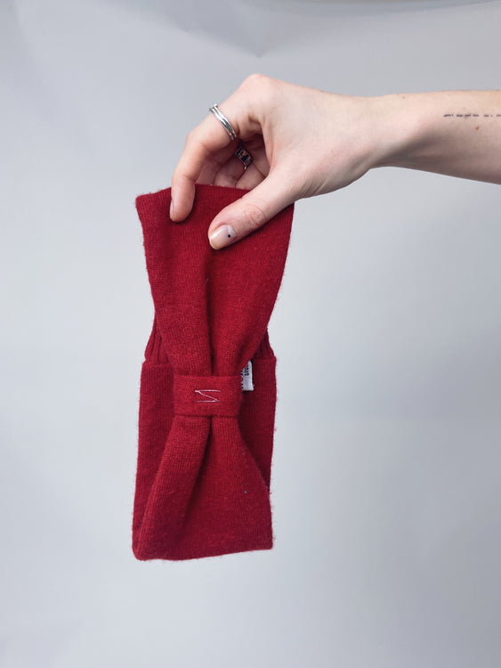 Nonoi Studio ROTES STIRNBAND // KASCHMIR