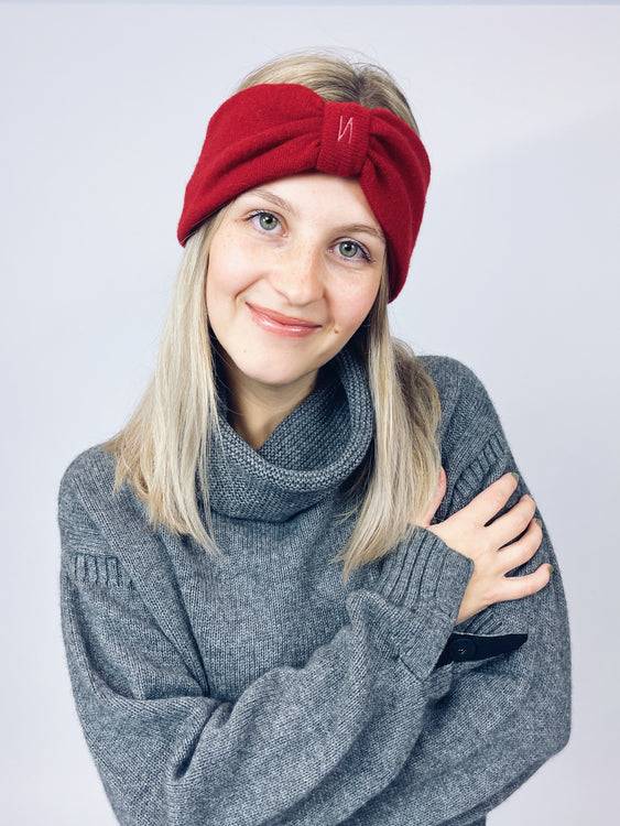 Nonoi Studio ROTES STIRNBAND // KASCHMIR