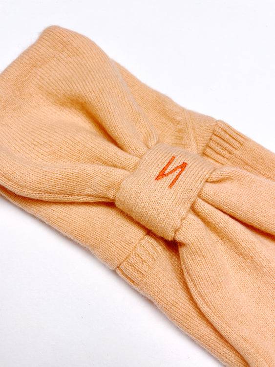 Nonoi Studio STIRNBAND "AMAZONAS" ORANGE // KASCHMIR