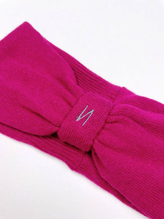 Nonoi Studio Stirnband "ANETO" MAGENTA // KASCHMIR