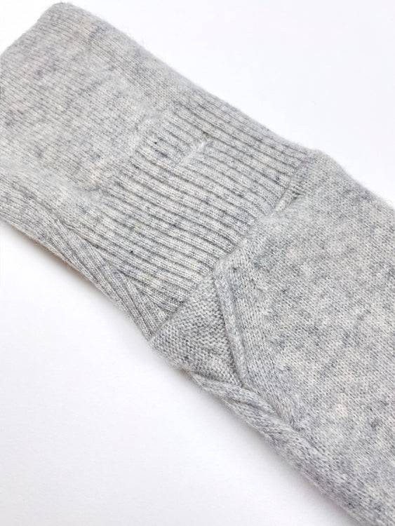 Nonoi Studio STIRNBAND "ARGUALAS" HELLGRAU // KASCHMIR