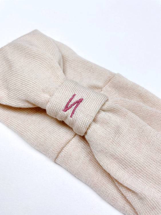 Nonoi Studio STIRNBAND "BEERE" CREME // WOLLE