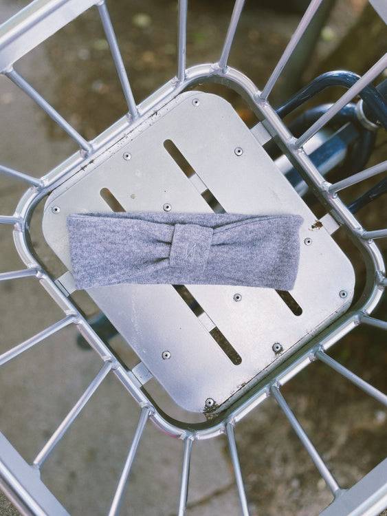 Nonoi Studio STIRNBAND "EVEREST" GRAU // KASCHMIR