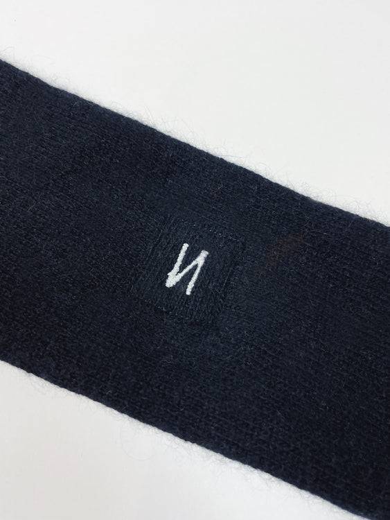 Nonoi Studio STIRNBAND "MONT" SCHWARZ // WOLLE