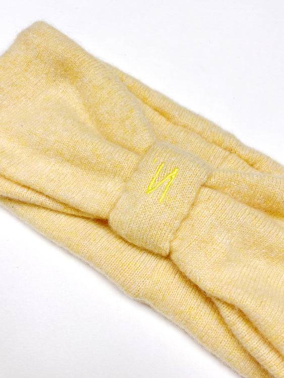 Nonoi Studio STIRNBAND "PILATUS" GELB // KASCHMIR