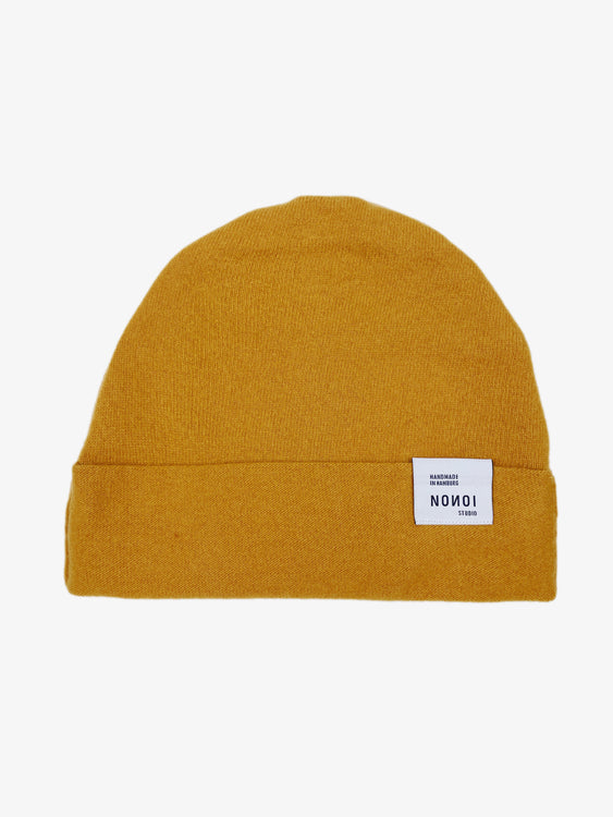 Nonoi Studio SENFGELBE MÜTZE "CILLO" AUS KASCHMIR // UNISEX