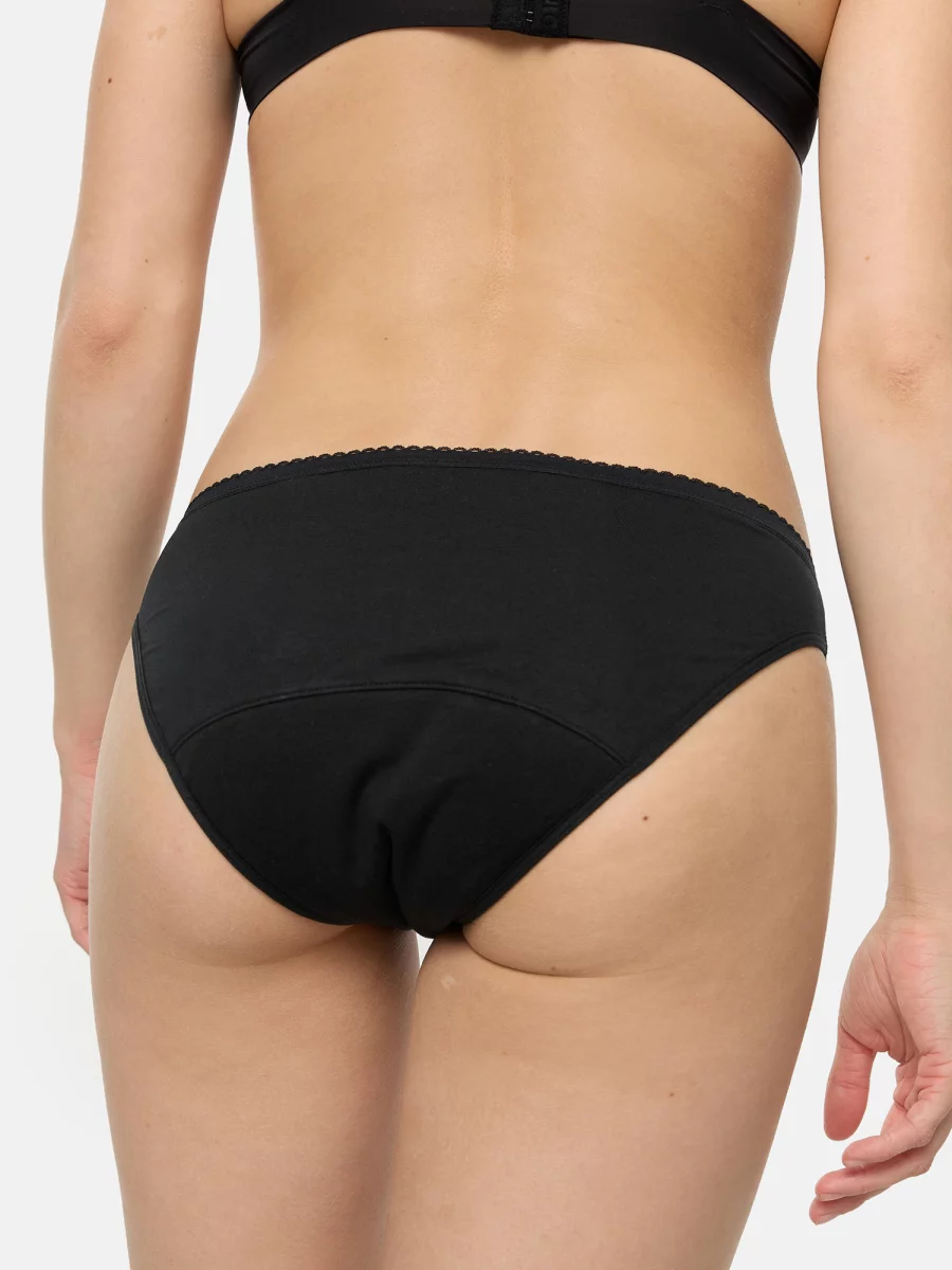 Nur Die Alles Geregelt Slip Mit Spitze Mittelstark - Schwarz - Größe 32-34