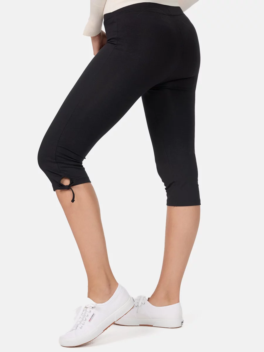 Nur Die Baumwoll Capri - Relax & Go - Schwarz - Größe 36-38