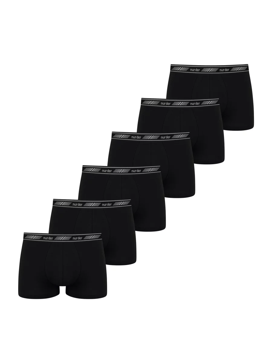 Nur Die Boxer 3D-Flex 6er Pack Classic - schwarz - Größe 6|L|52