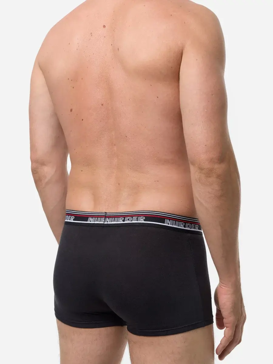 Nur Die Boxer Powerful 3er Pack - Schwarz - Größe 6 | L | 52