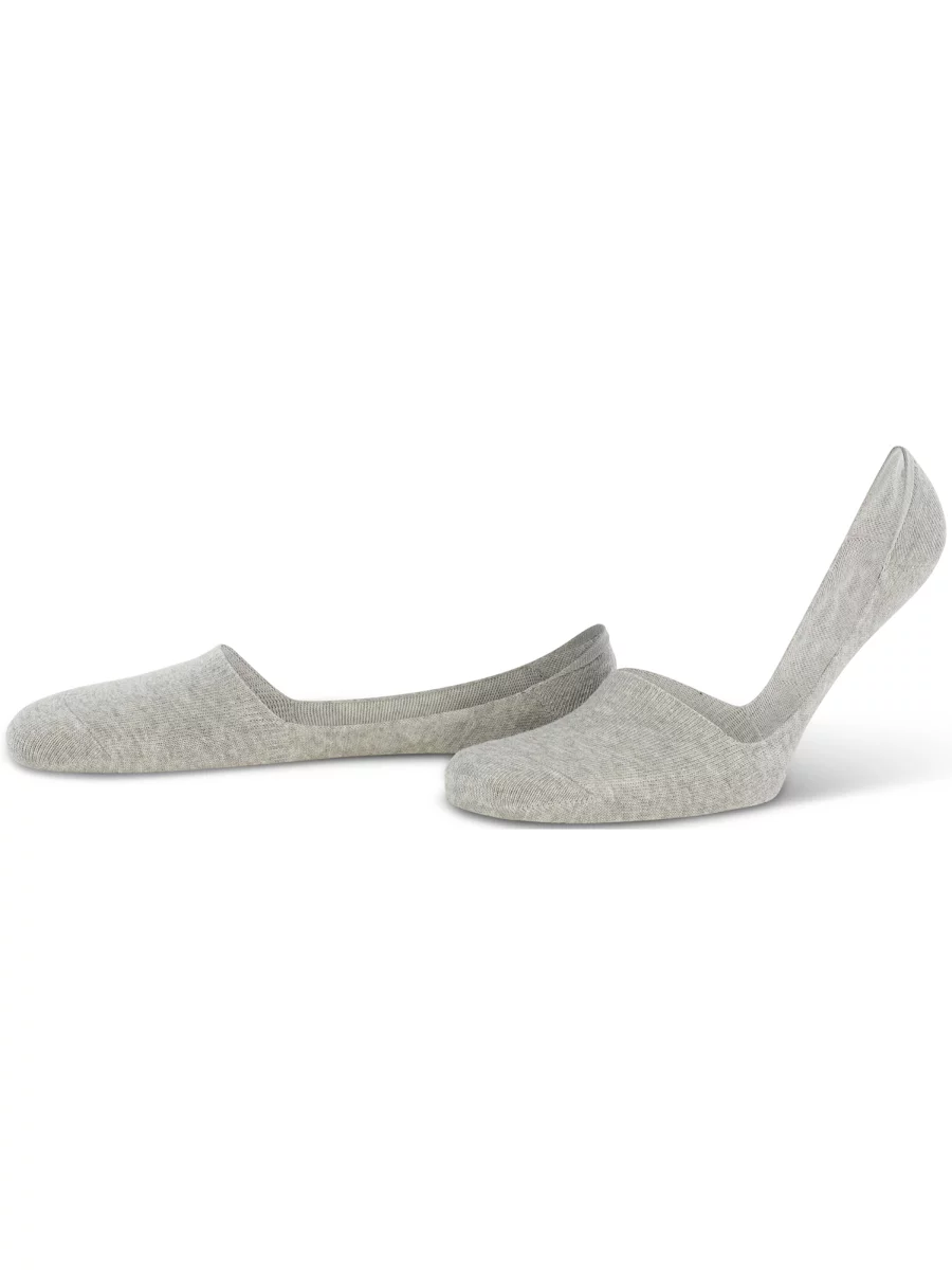 Nur Die Füssli Baumwolle 2er Pack - hellgraumelange - Größe 39-42