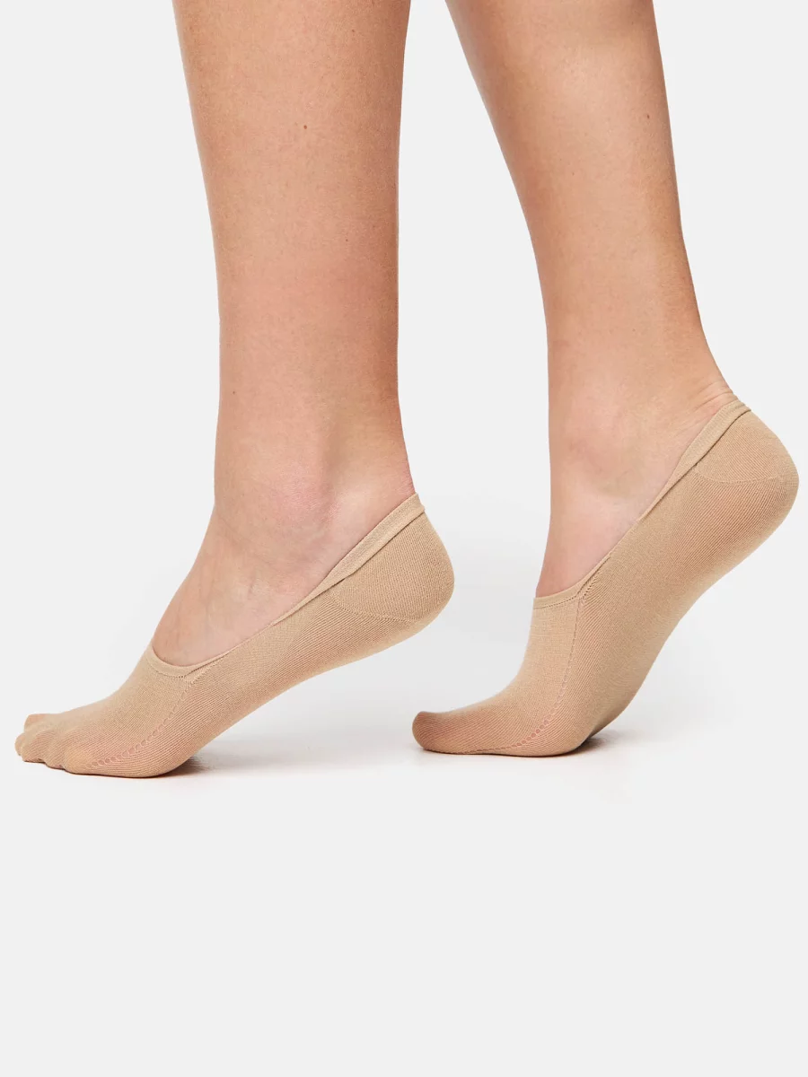 Nur Die Füssli Sneaker Feine Baumwolle OCS - Teint - Größe 39-42