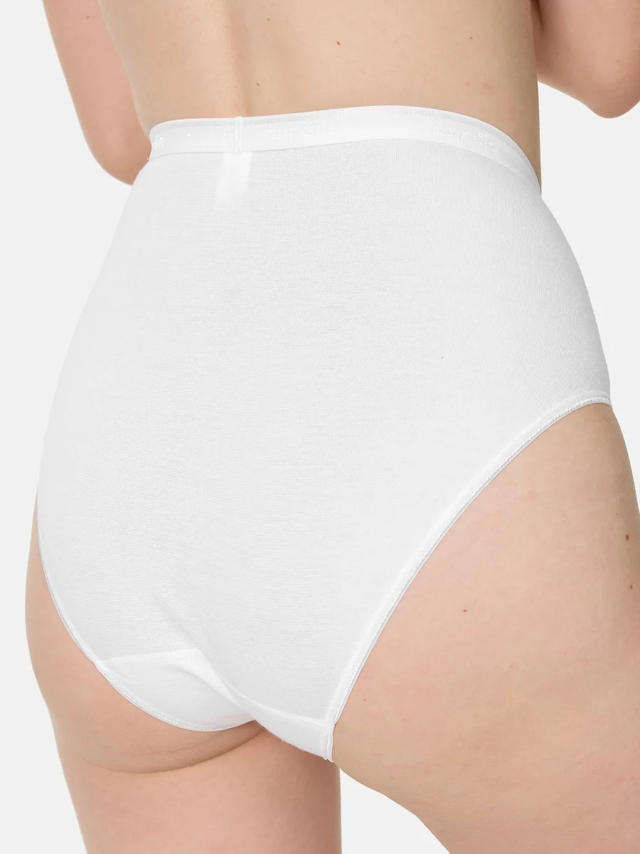 Nur Die Hüftslip GOTS Bio-Baumwolle - weiß - Größe 48-50