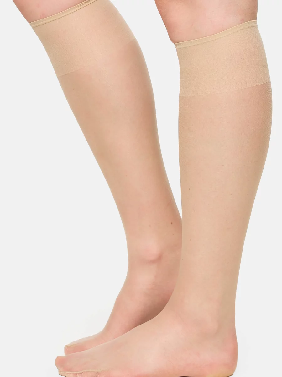 Nur Die Kniestrümpfe Seidenfein 15 DEN - Teint - One Size