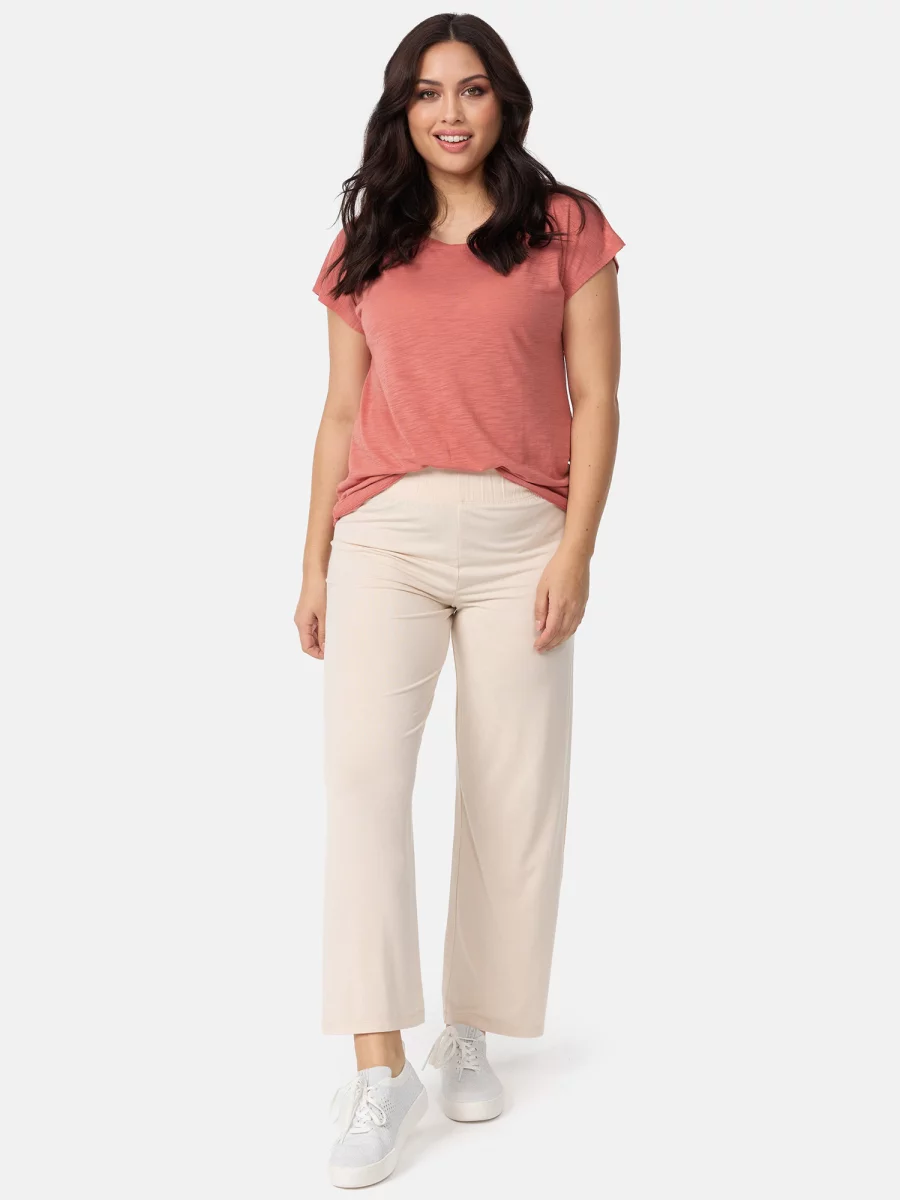 Nur Die Lounge Hose - Relax & Go - Hellbeige - Größe 40-42