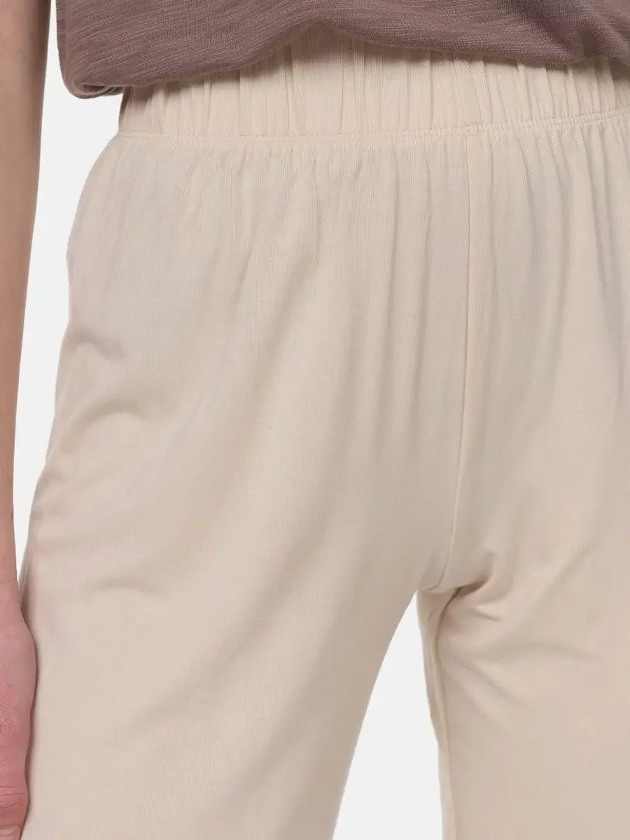 Nur Die Lounge Hose - Relax & Go - Hellbeige - Größe 40-42