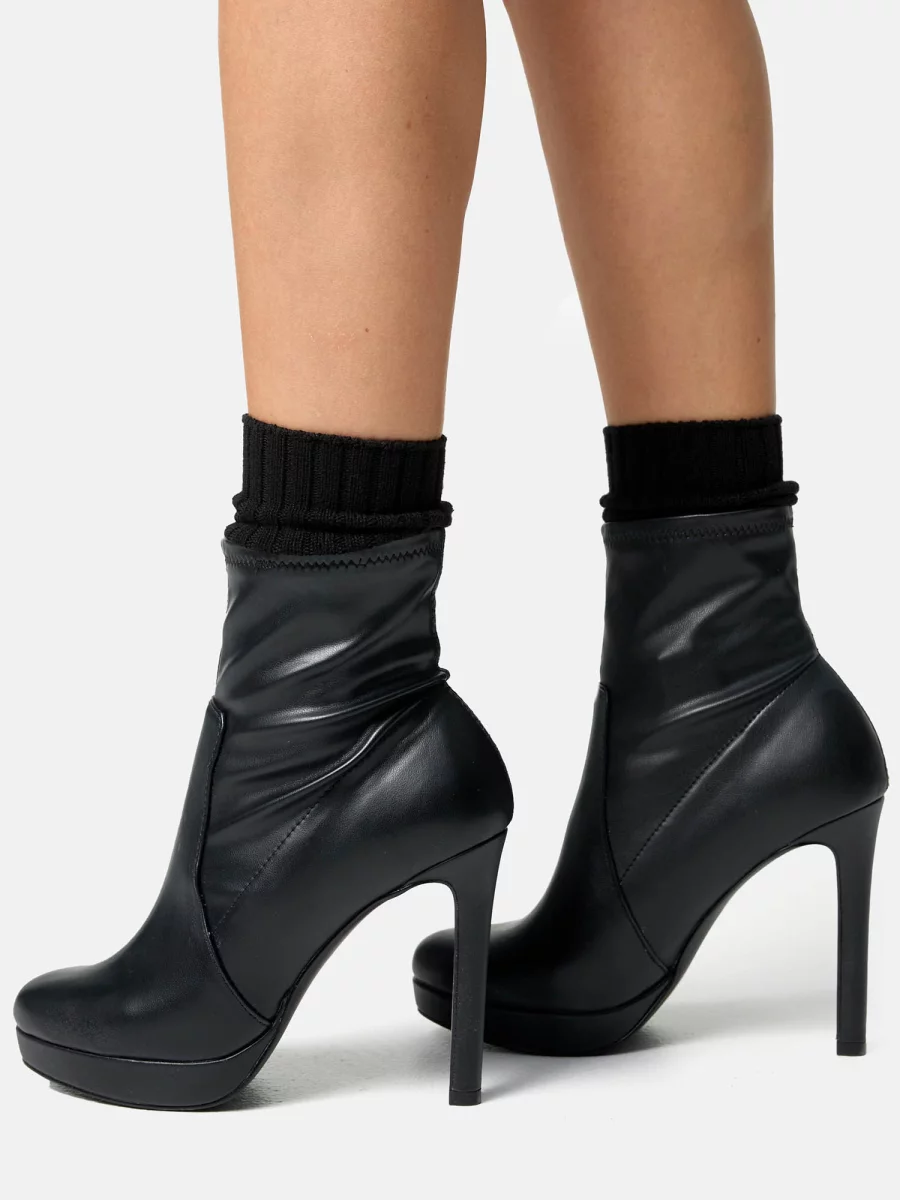 Nur Die Bambus¹ Boots Socke - schwarz - Größe 35-38