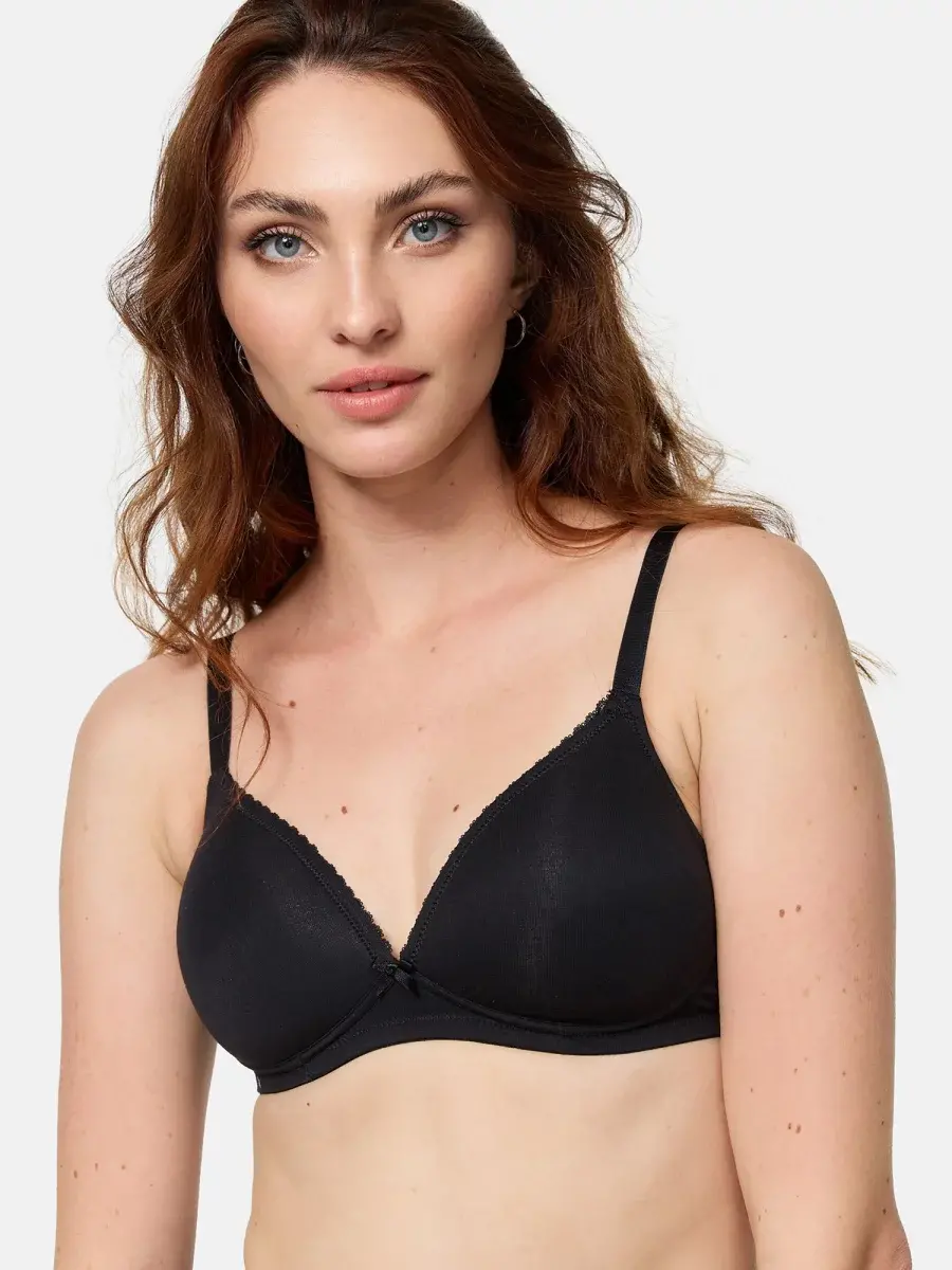 Nur Die Bügelloser BH Traumweich - schwarz - 90 C