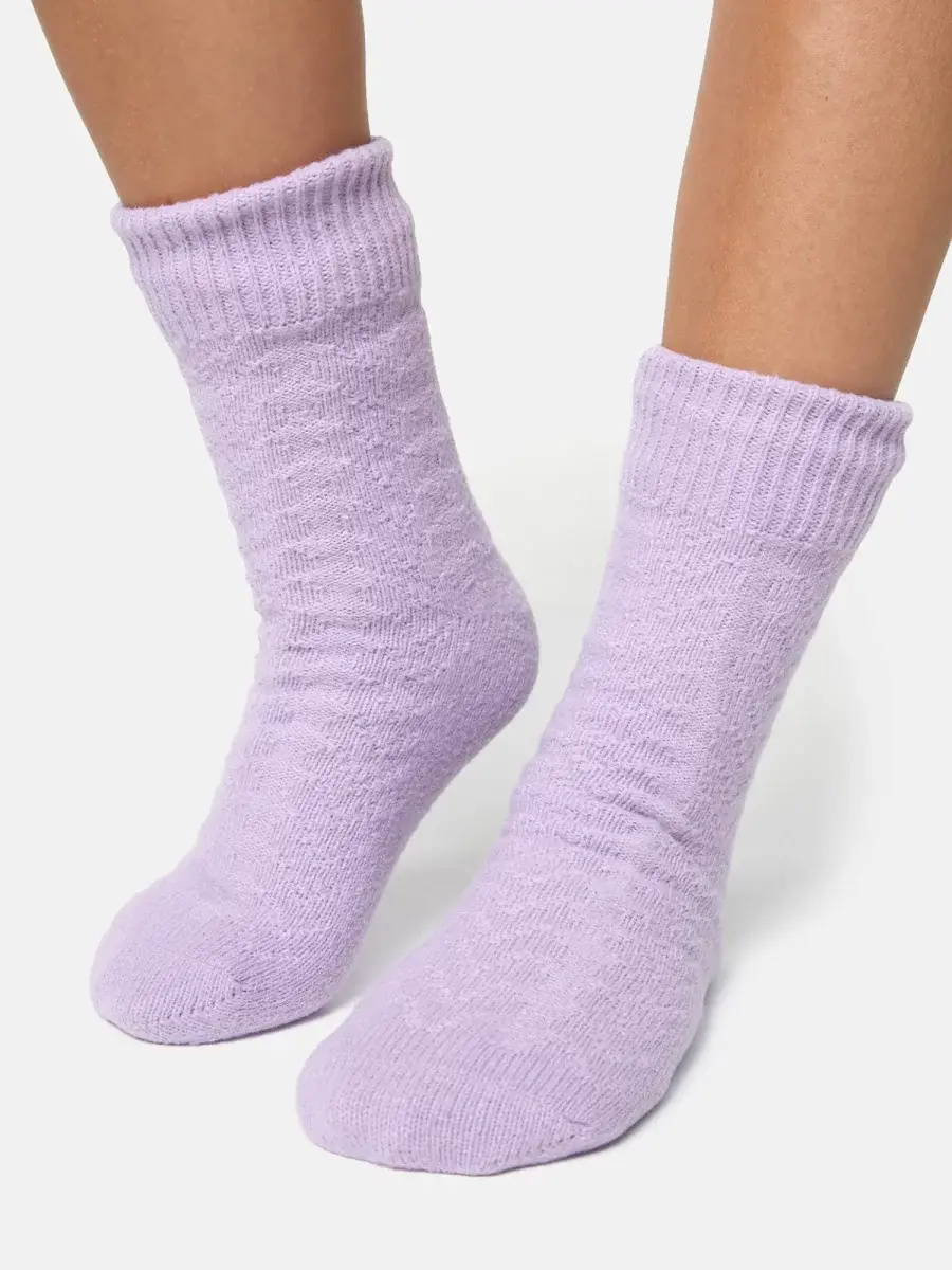 Nur Die Flausch Socke - Flieder - Größe 40-41