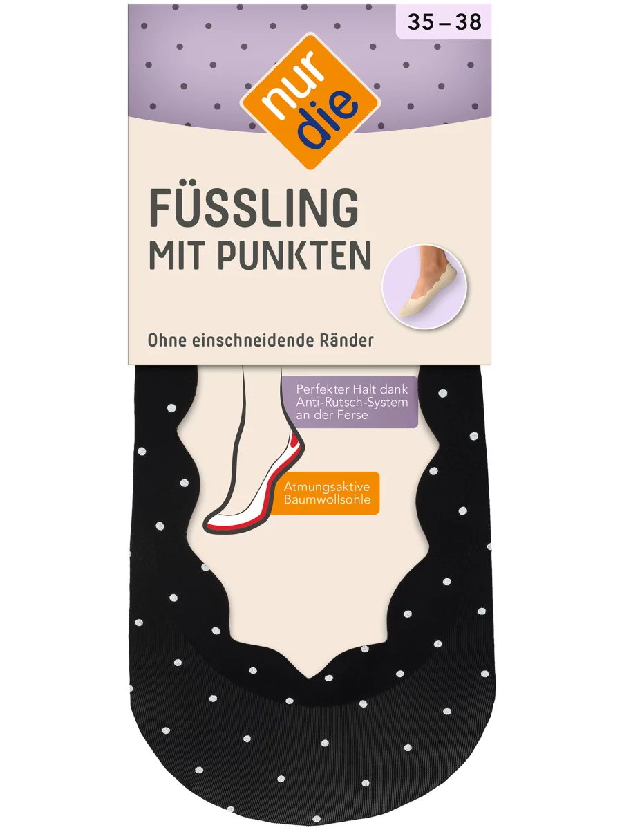 Nur Die Füßli mit Punkten