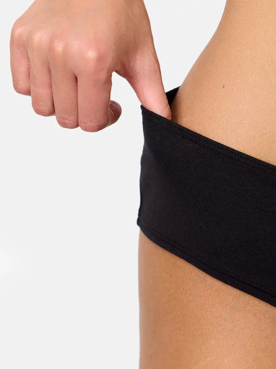 Nur Die Hipster Slip 2er Pack - Schwarz - Größe 40-42