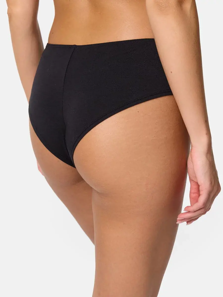 Nur Die Hipster Slip 2er Pack - Schwarz - Größe 40-42