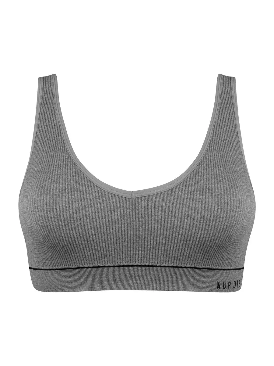 Nur Die Retro Bustier - graumelange - Größe 40-42