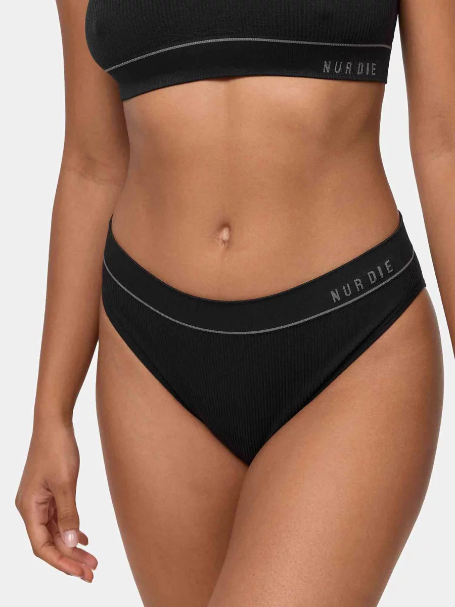 Nur Die Slip 2-Pack Retro - schwarz - Größe 44-46