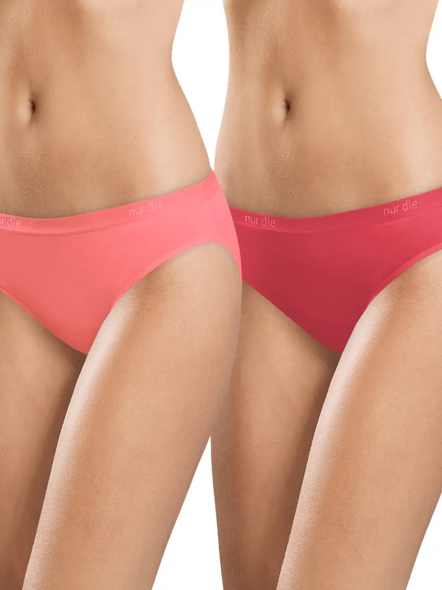 Nur Die Slip 2er Pack - pfirsich/rosé - Größe 44-46