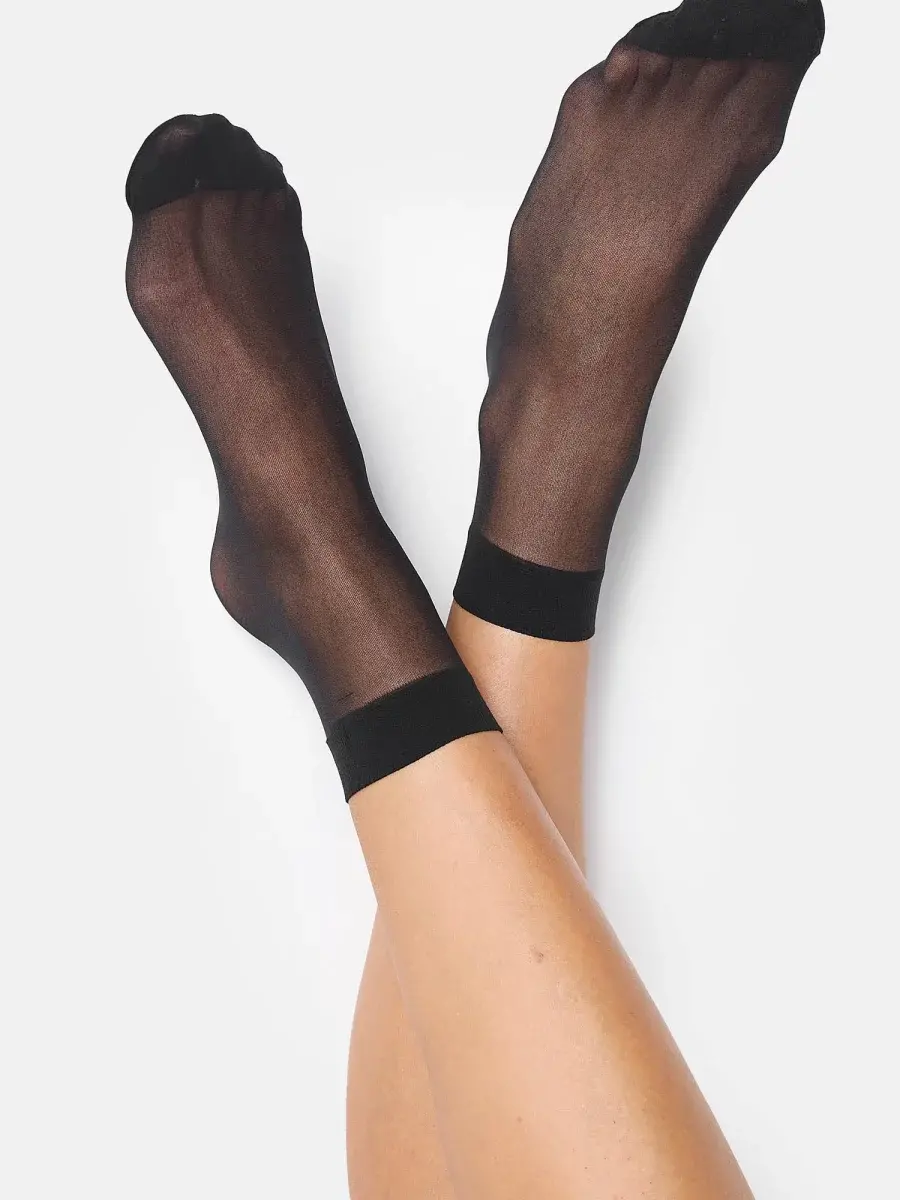 Nur Die Söckchen 20 DEN 2er Pack - Schwarz - One Size