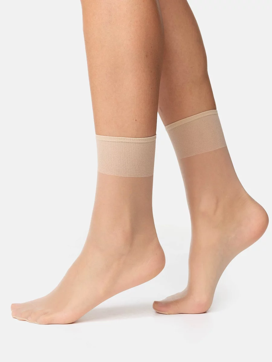 Nur Die Söckchen Seidenfein 15 DEN - Teint - One Size