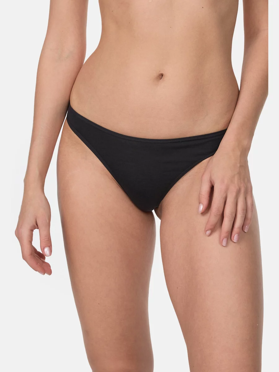 Nur Die String 5er Pack Basic - schwarz - Größe 44-46