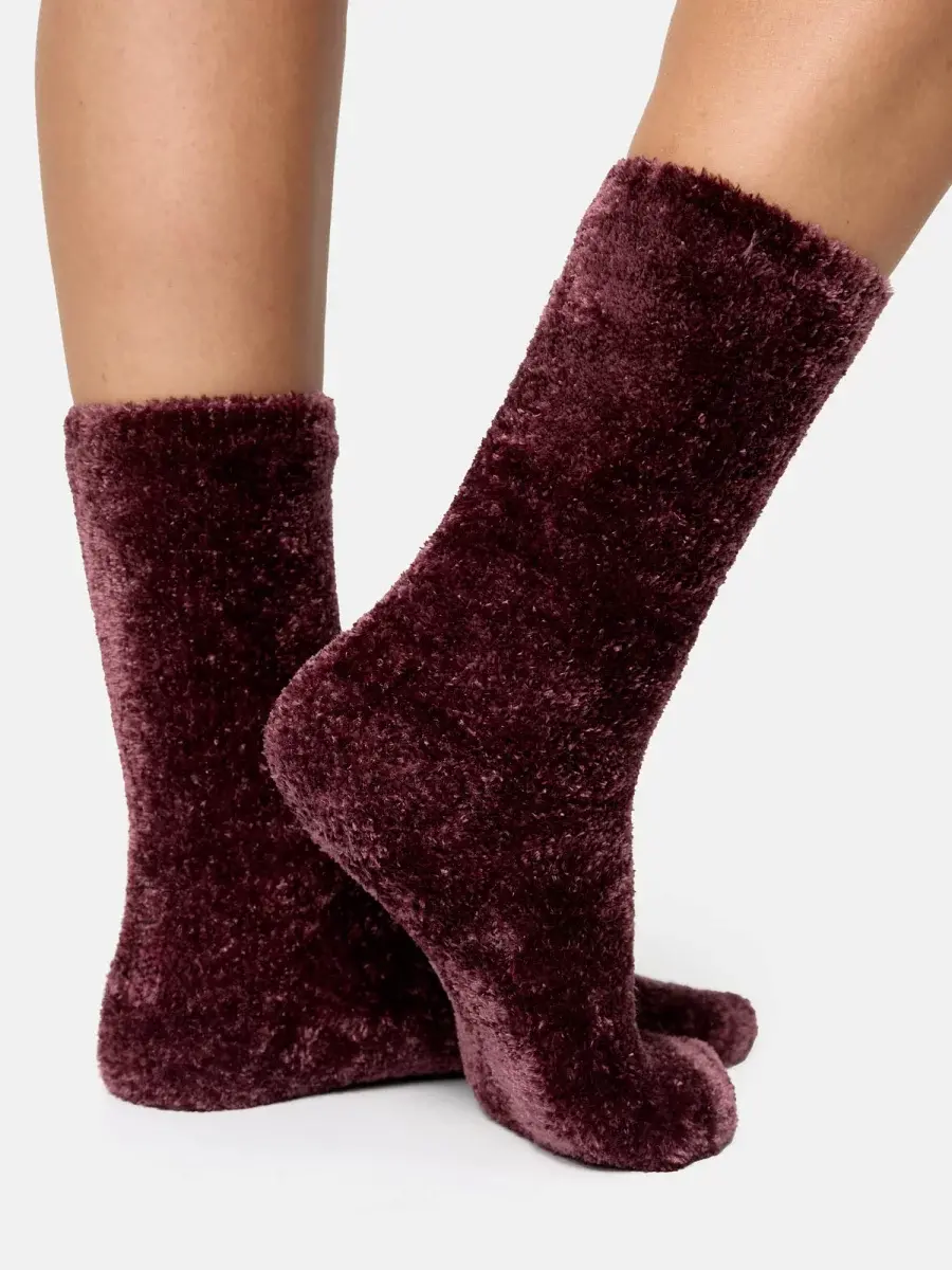 Nur Die Supersoft Socke 2.0 - Bordeaux - Größe 35-38
