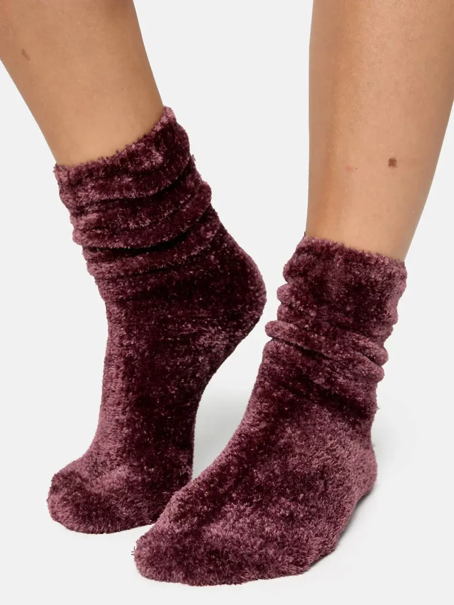 Nur Die Supersoft Socke 2.0 - Bordeaux - Größe 35-38