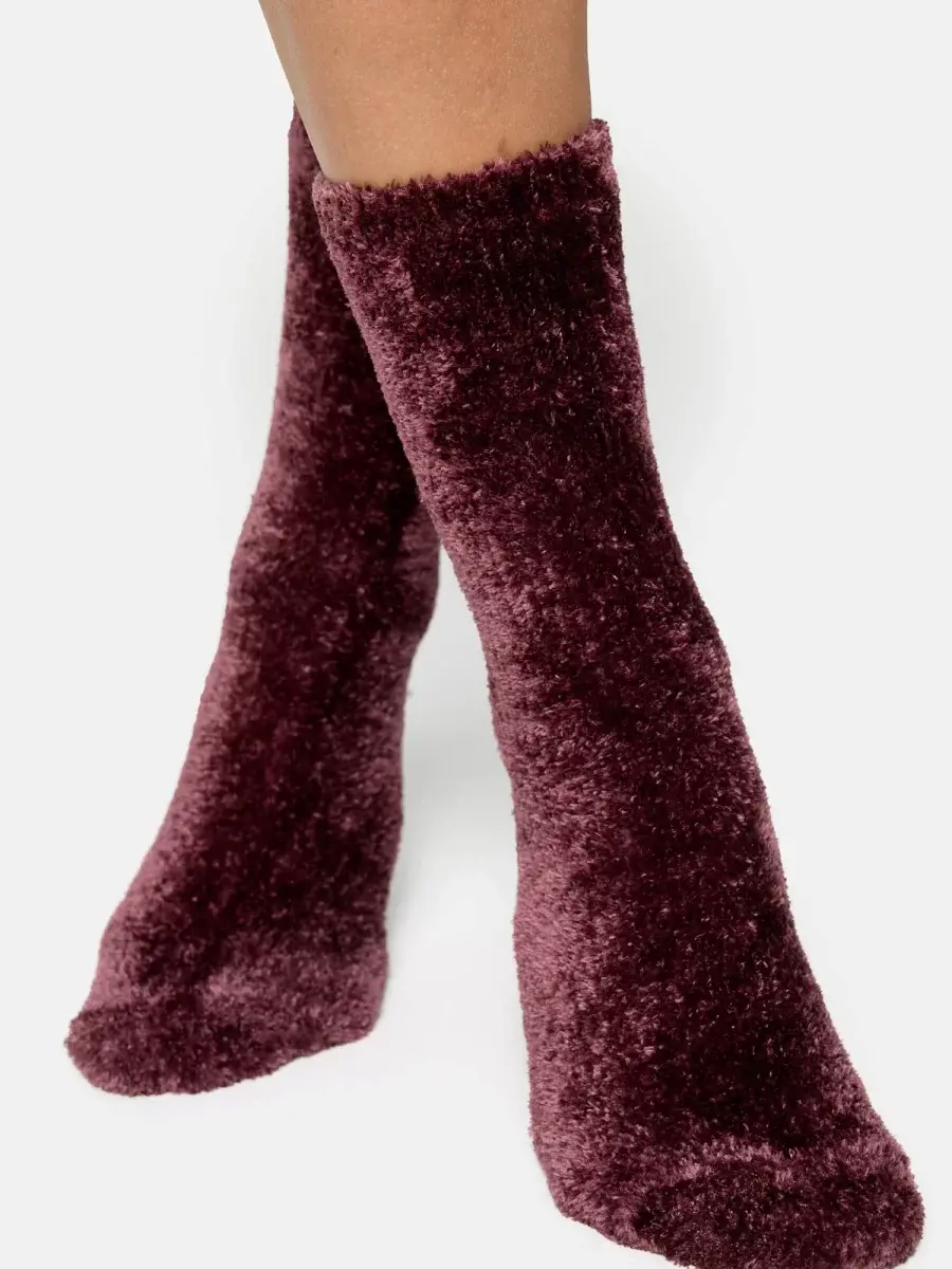 Nur Die Supersoft Socke 2.0 - bordeaux - Größe 35-38