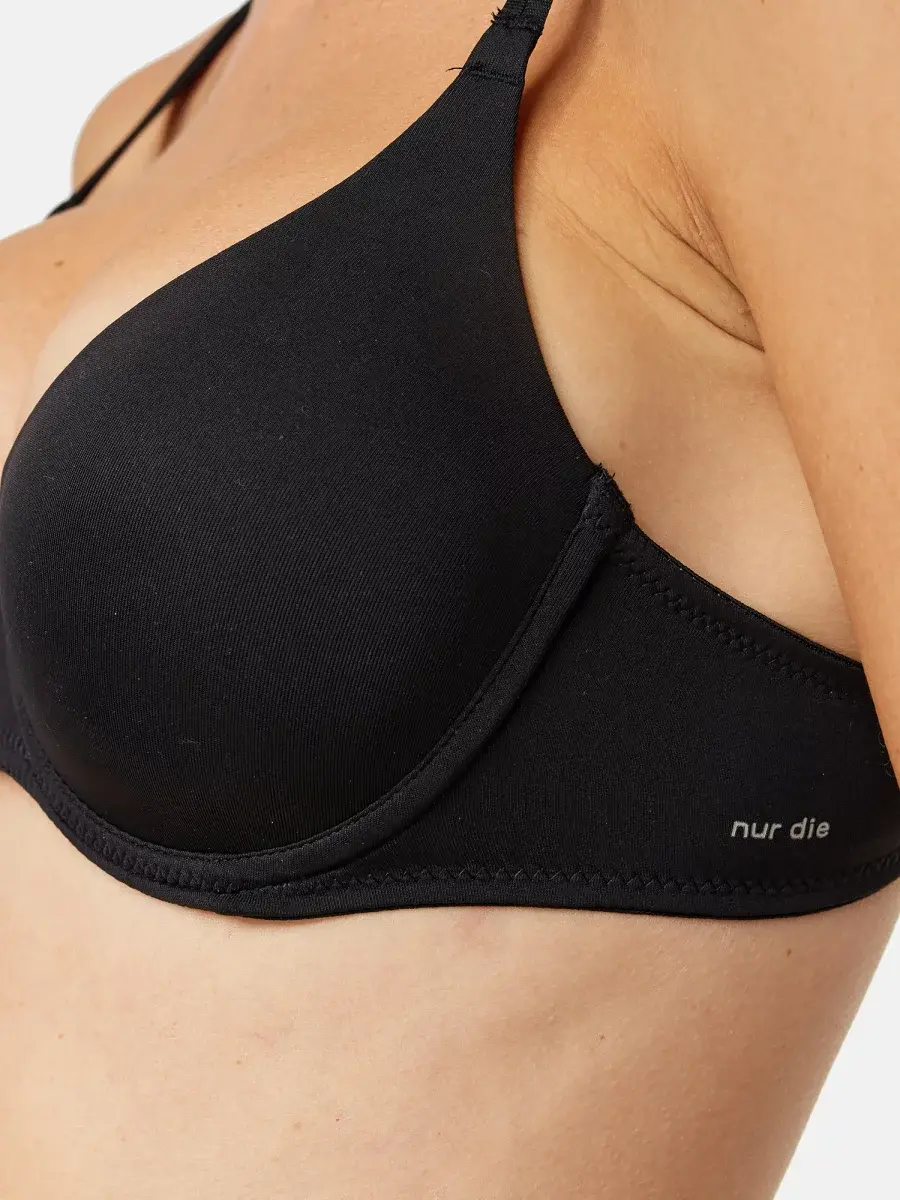 Nur Die T-Shirt BH - Schwarz - 80 A