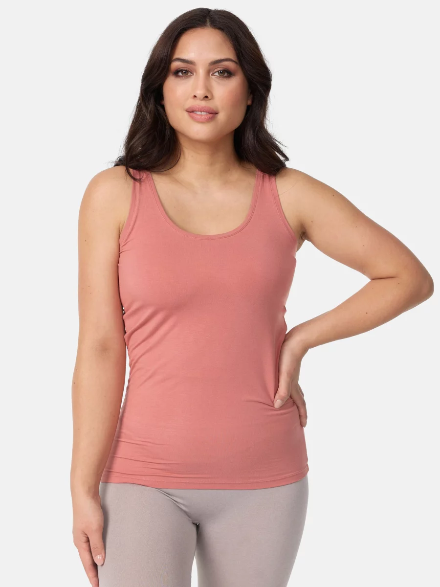 Nur Die Tank-Top - Relax & Go - marsala - Größe 40-42