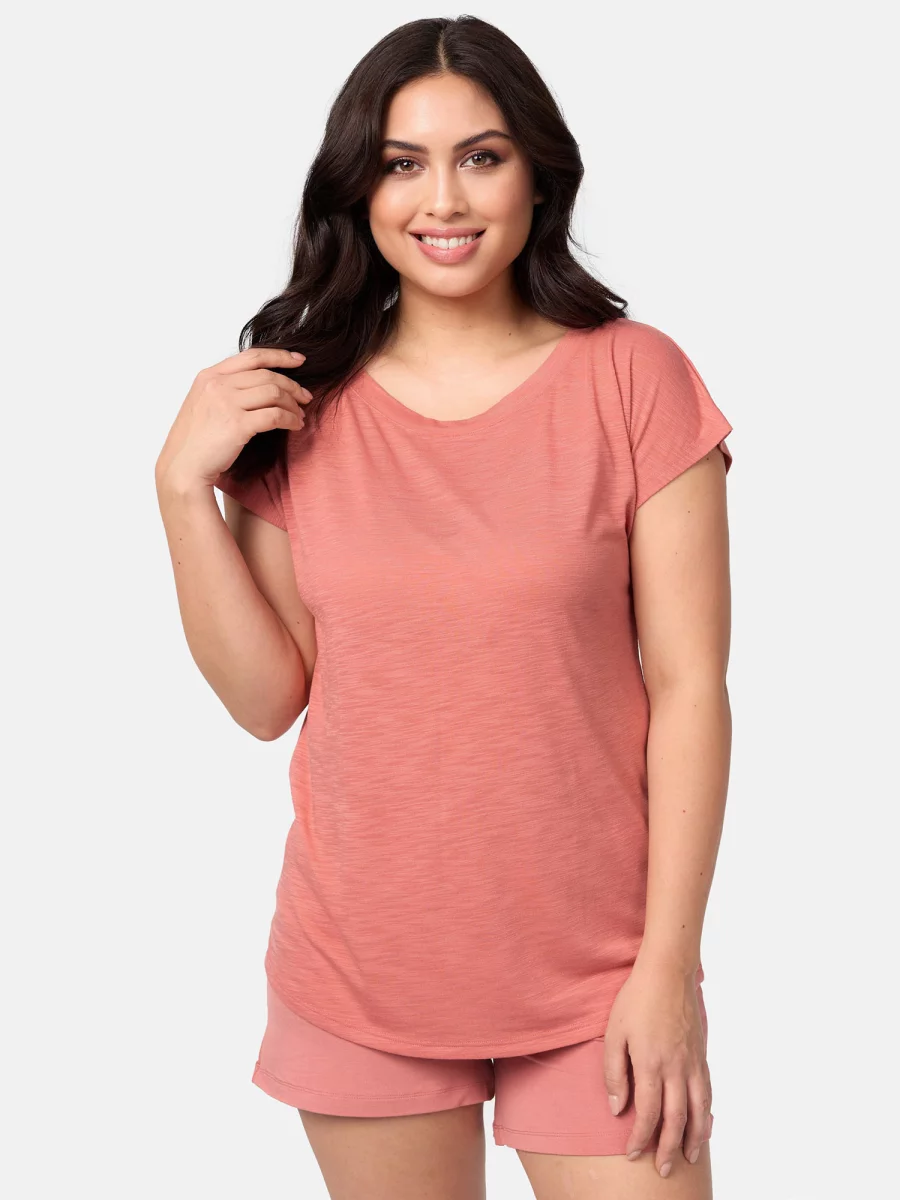 Nur Die U-Boot Shirt - Relax & Go - marsala - S