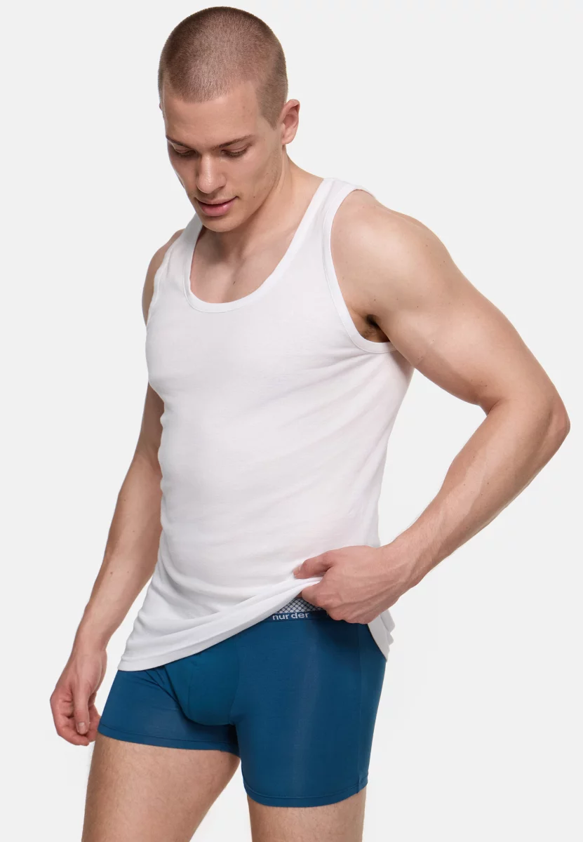 Nur Die Unterhemd 2-Pack - Weiß - Größe 6 | L | 52